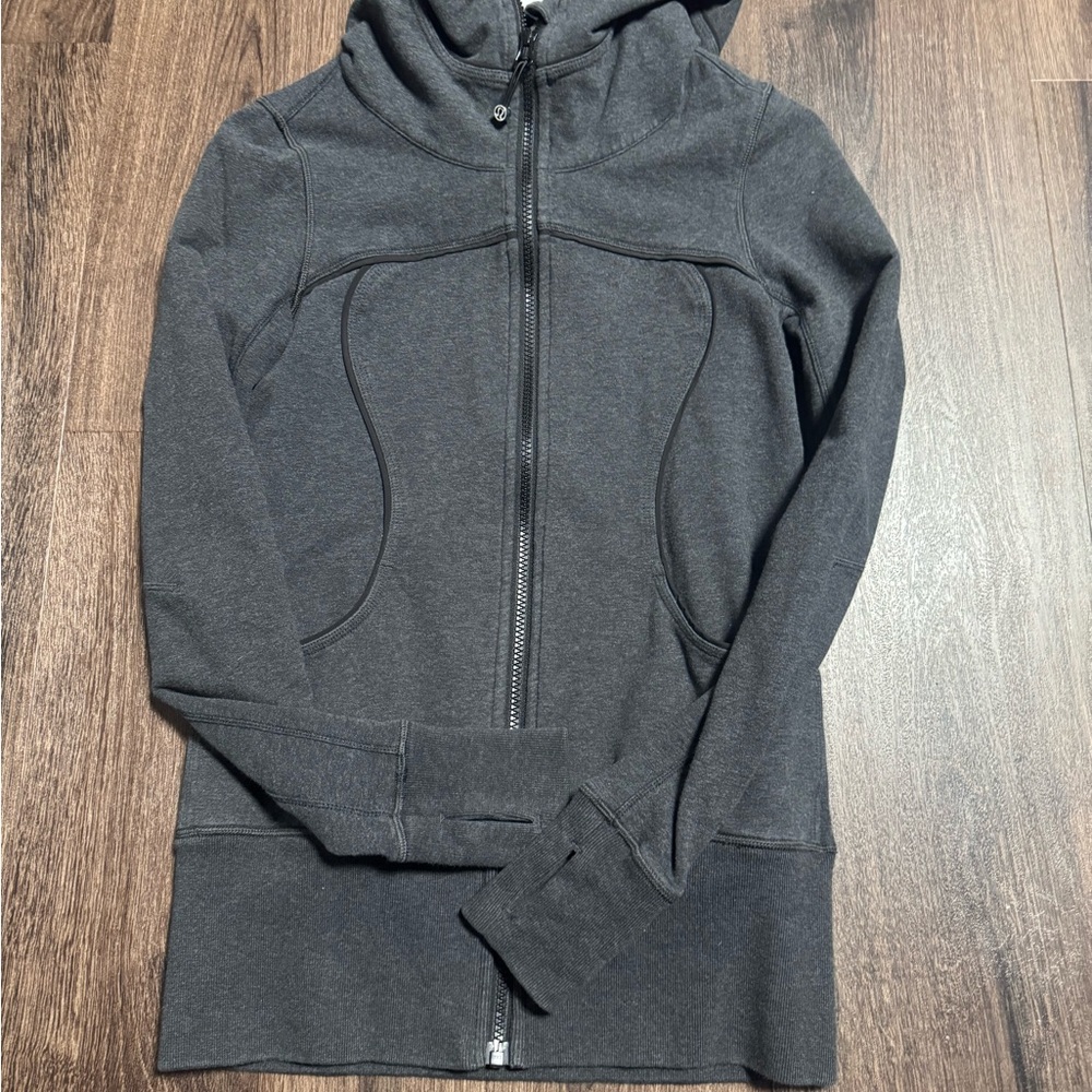 Lululemon Gray Zip-Up Hoodie